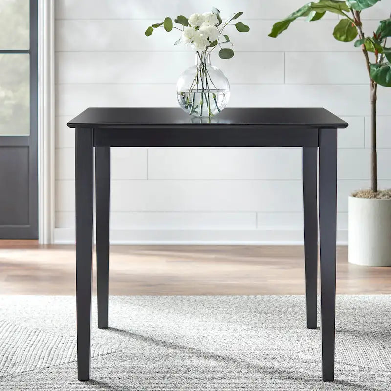 Ensemble table et chaises 5 pièces Simple Living à hauteur de comptoir avec dossier en croix
