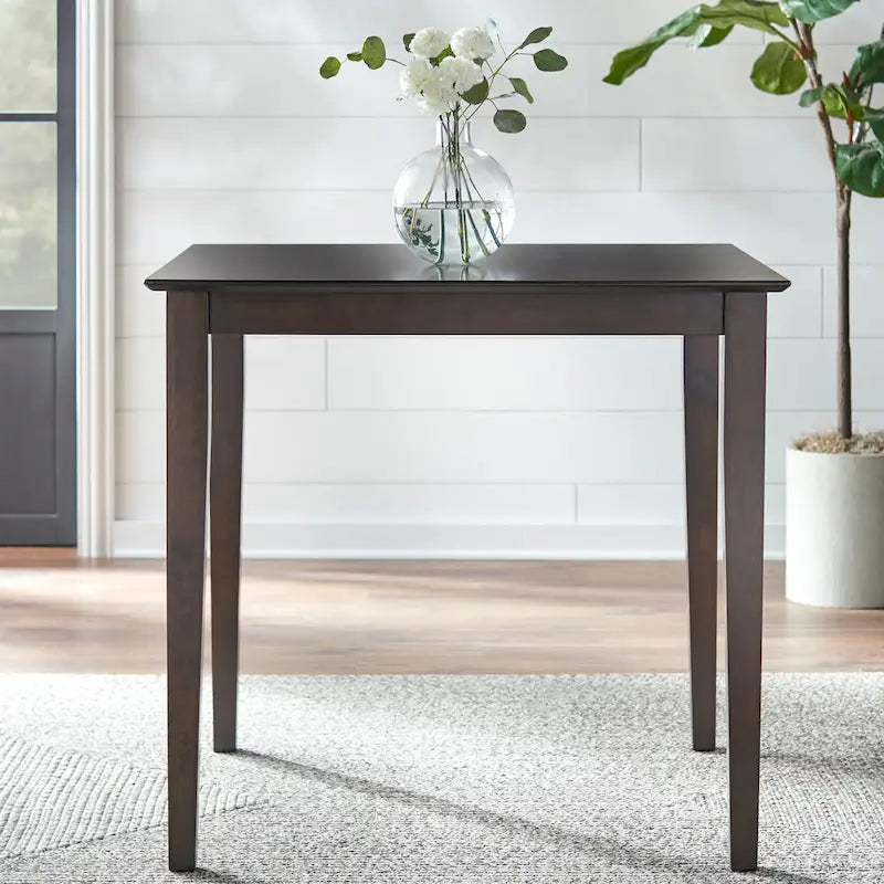 Ensemble table et chaises 5 pièces Simple Living à hauteur de comptoir avec dossier en croix