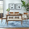 Ensemble de salle à manger 6 pièces Simple Living Newington avec banc