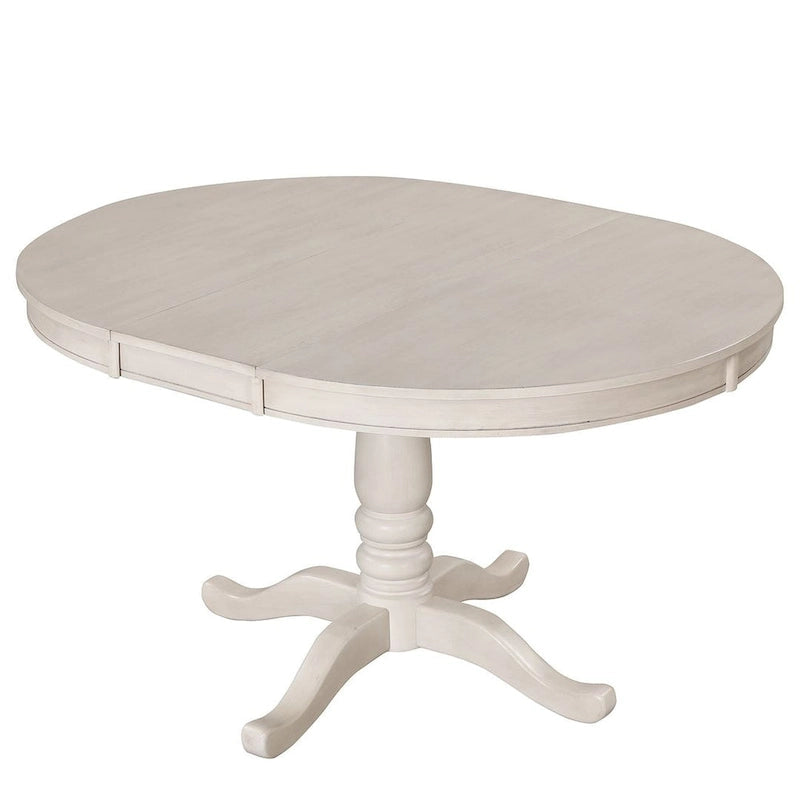 Ensemble de salle à manger extensible rond de ferme 42-54 pour 4 personnes