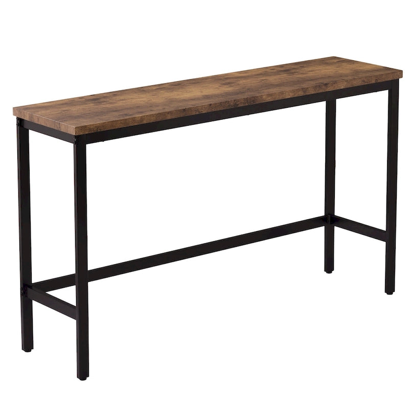 Ensemble de table à manger extra-longue hauteur comptoir