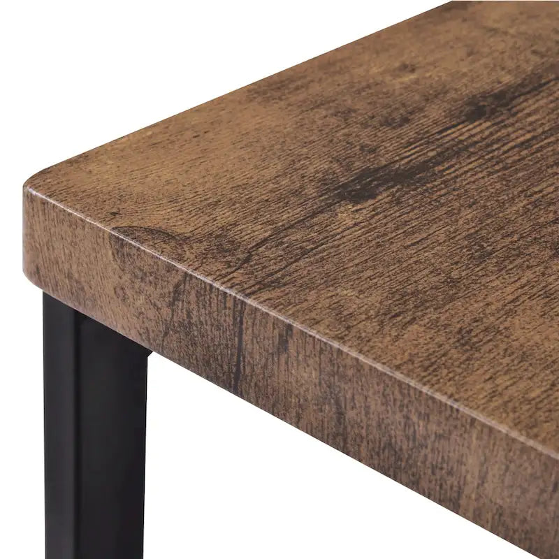 Ensemble de table à manger extra-longue hauteur comptoir