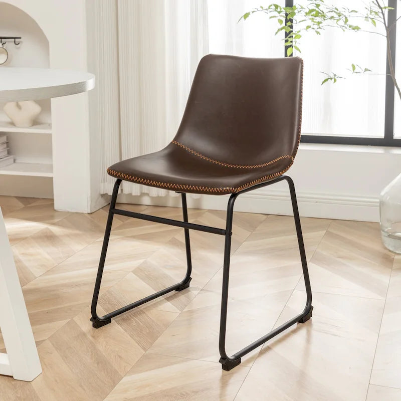 Ensemble de salle à manger rond 5 pièces Varna de Roundhill Furniture, table à manger à tréteaux avec 4 chaises