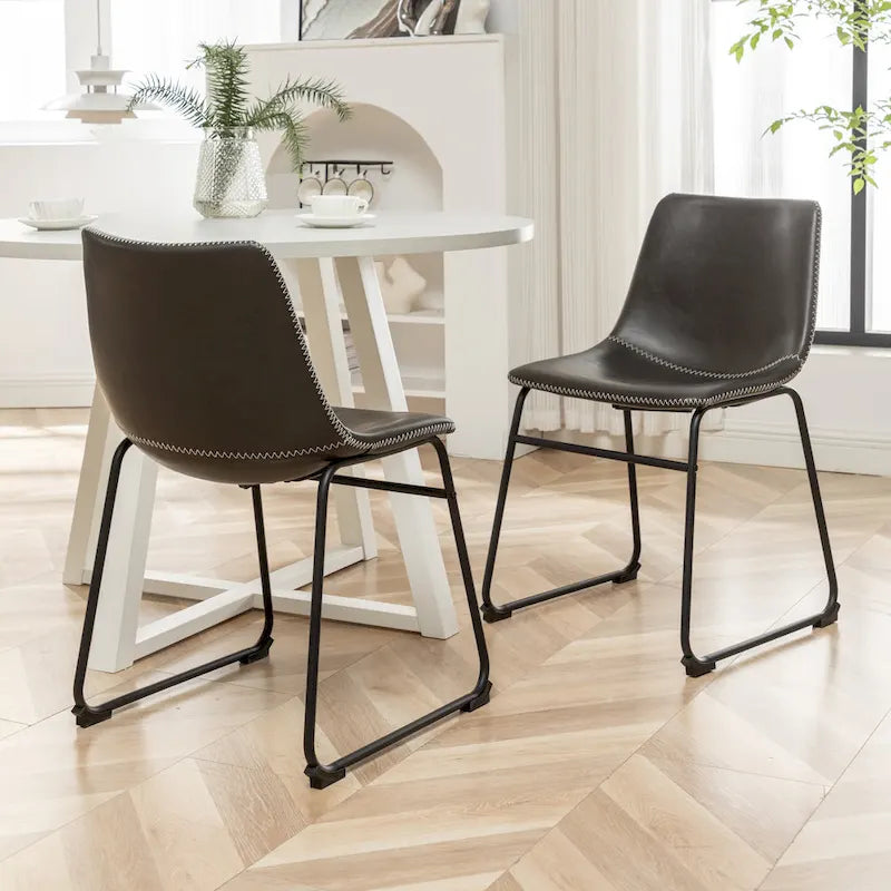 Ensemble de salle à manger rond 5 pièces Varna de Roundhill Furniture, table à manger à tréteaux avec 4 chaises