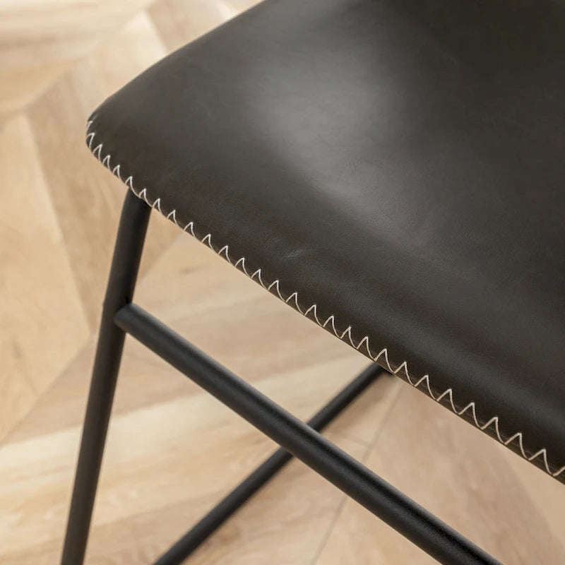 Ensemble de salle à manger rond 5 pièces Varna de Roundhill Furniture, table à manger à tréteaux avec 4 chaises