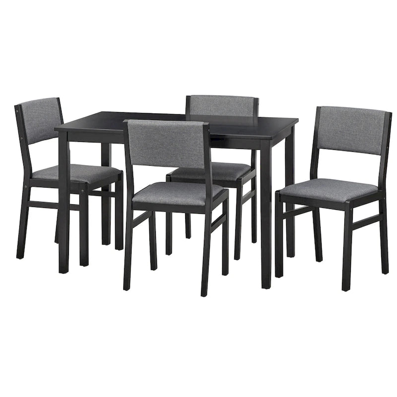 Ensemble de salle à manger 5 pièces en bois massif Jules de Simple Living