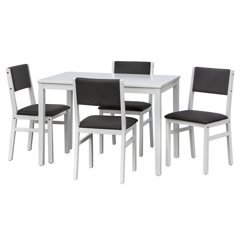 Ensemble de salle à manger 5 pièces en bois massif Jules de Simple Living