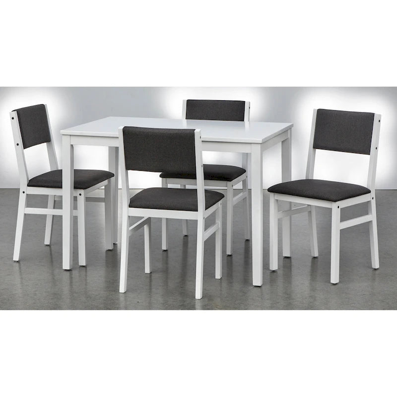 Ensemble de salle à manger 5 pièces en bois massif Jules de Simple Living