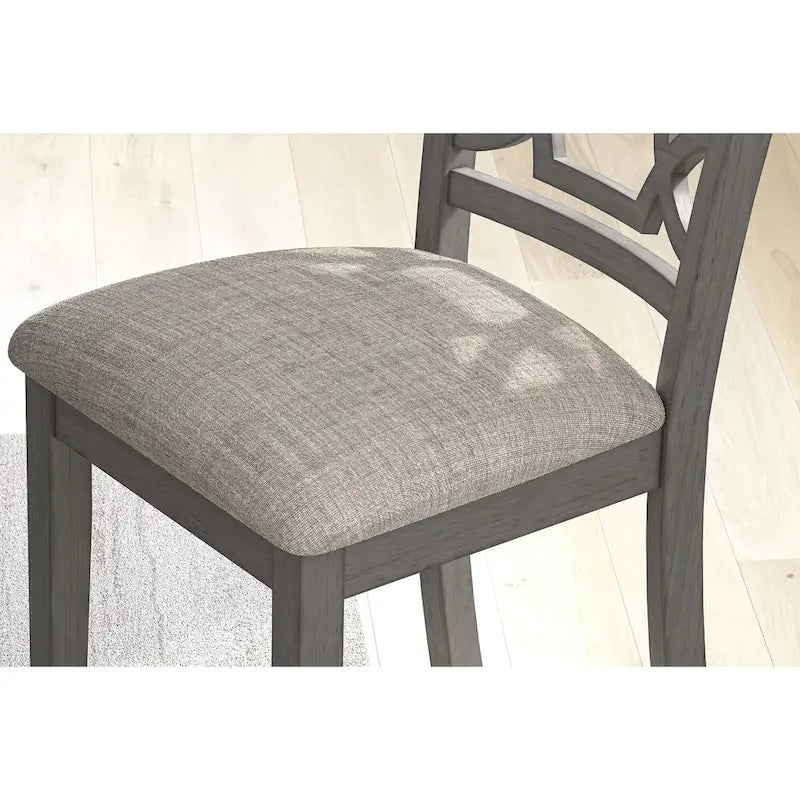 Signature Design by Ashley Langwest Table de salle à manger avec 4 chaises et banc (ensemble de 6)