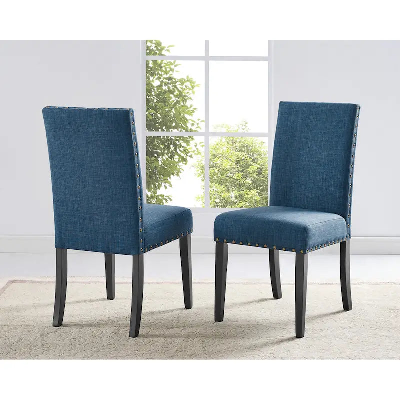 Ensemble de salle à manger 5 pièces Mytzi de Roundhill Furniture, table à manger à piètement croisé avec 4 chaises élégantes