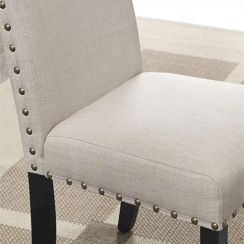 Ensemble de salle à manger 5 pièces Mytzi de Roundhill Furniture, table à manger à piètement croisé avec 4 chaises élégantes
