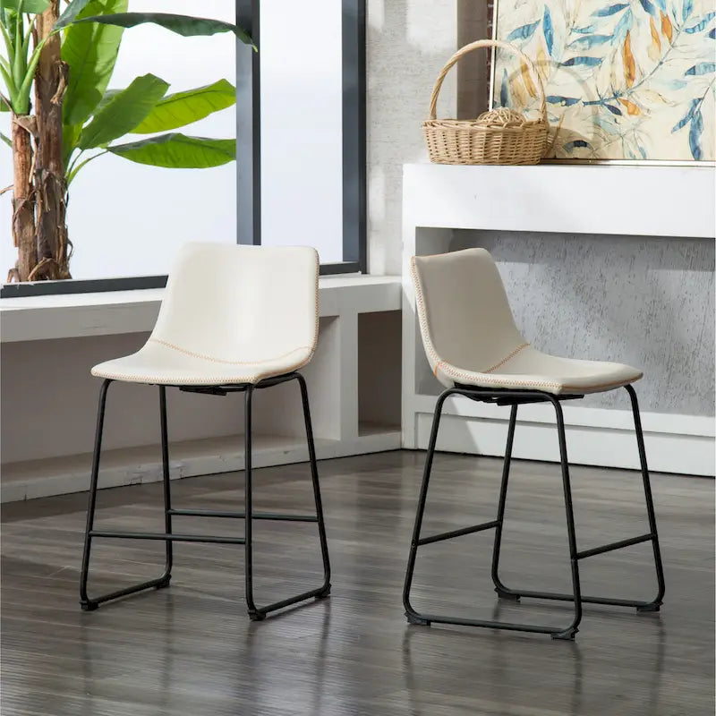 Ensemble de salle à manger 7 pièces en bois noir à hauteur de comptoir Lotusville de Roundhill Furniture