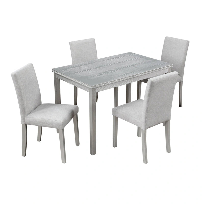 Ensemble de salle à manger 5 pièces en bois