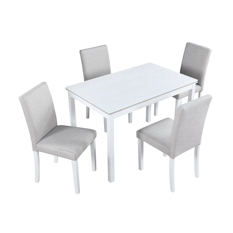 Ensemble de salle à manger 5 pièces en bois