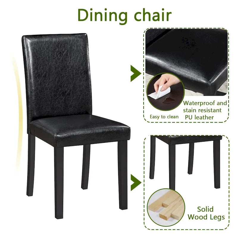Ensemble de salle à manger 5 pièces en bois