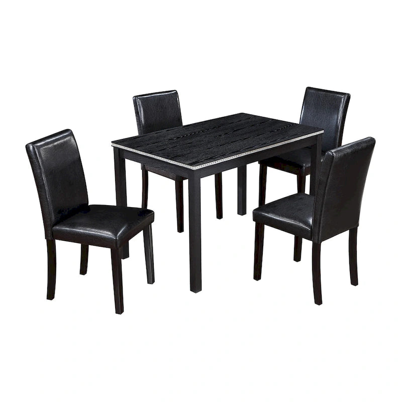 Ensemble de salle à manger 5 pièces en bois