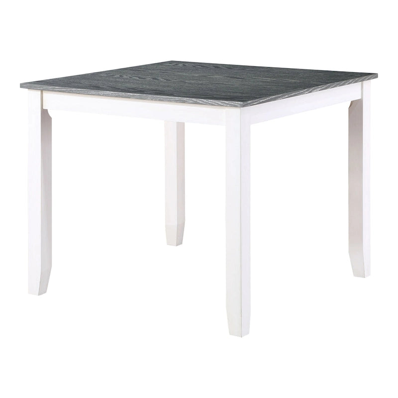 Ensemble de salle à manger carré 5 pièces Badia Transitional White par Furniture of America