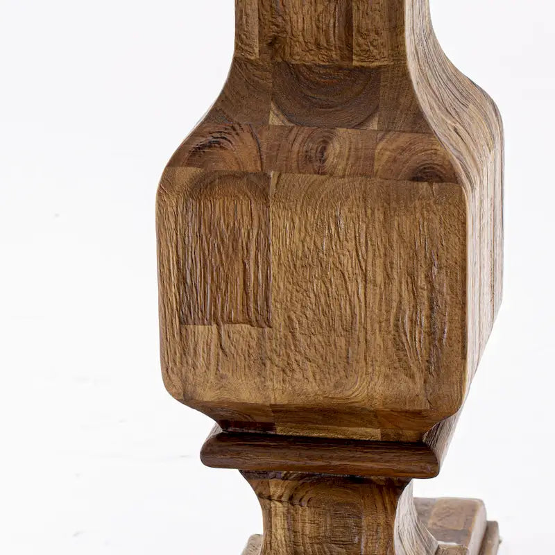 Ensemble de salle à manger East West Furniture – une table de salle à manger ronde et des chaises Parson couleur daim, noyer antique (option de pièces)