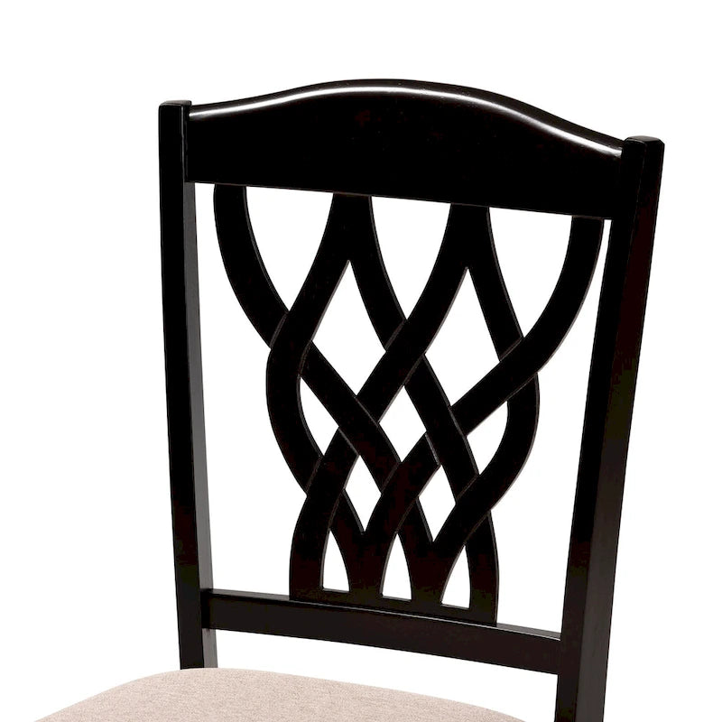 Ensemble de salle à manger Salem moderne et contemporain 7 pièces en bois