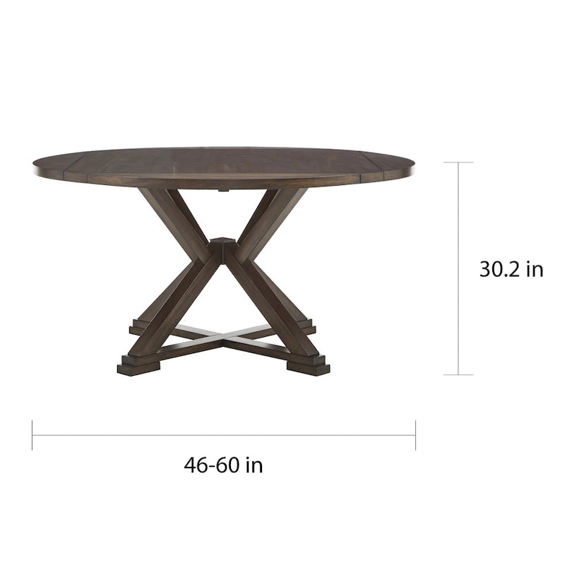 Ensemble de salle à manger convertible Garrison Espresso par iNSPIRE Q Modern