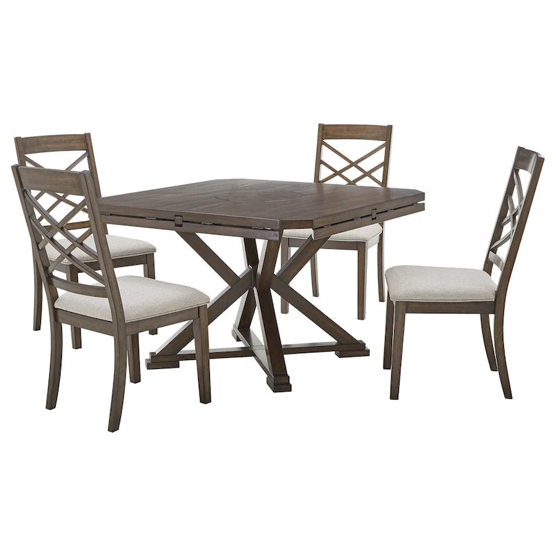 Ensemble de salle à manger convertible Garrison Espresso par iNSPIRE Q Modern