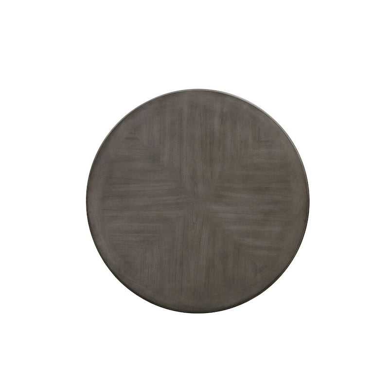 Ensemble de salle à manger 5 pièces hauteur comptoir Vigg en tissu gris de Furniture of America