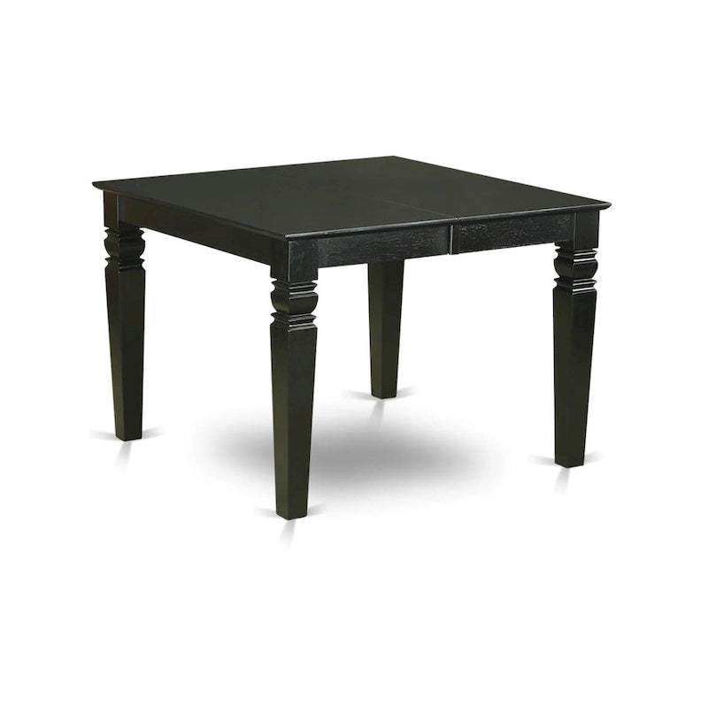 East West Furniture Ensemble de 7 pièces Table et chaises de cuisine - une table de salle à manger et 6 chaises de salle à manger (options de finition)