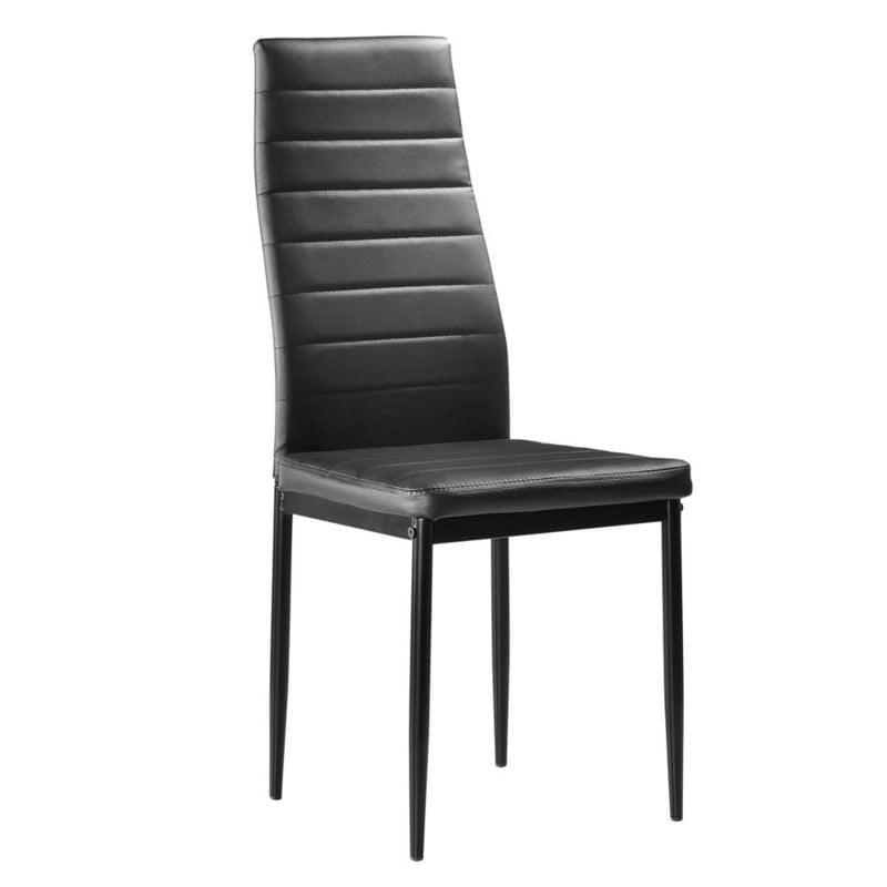Ensemble de meubles de salle à manger 7 pièces avec table en verre