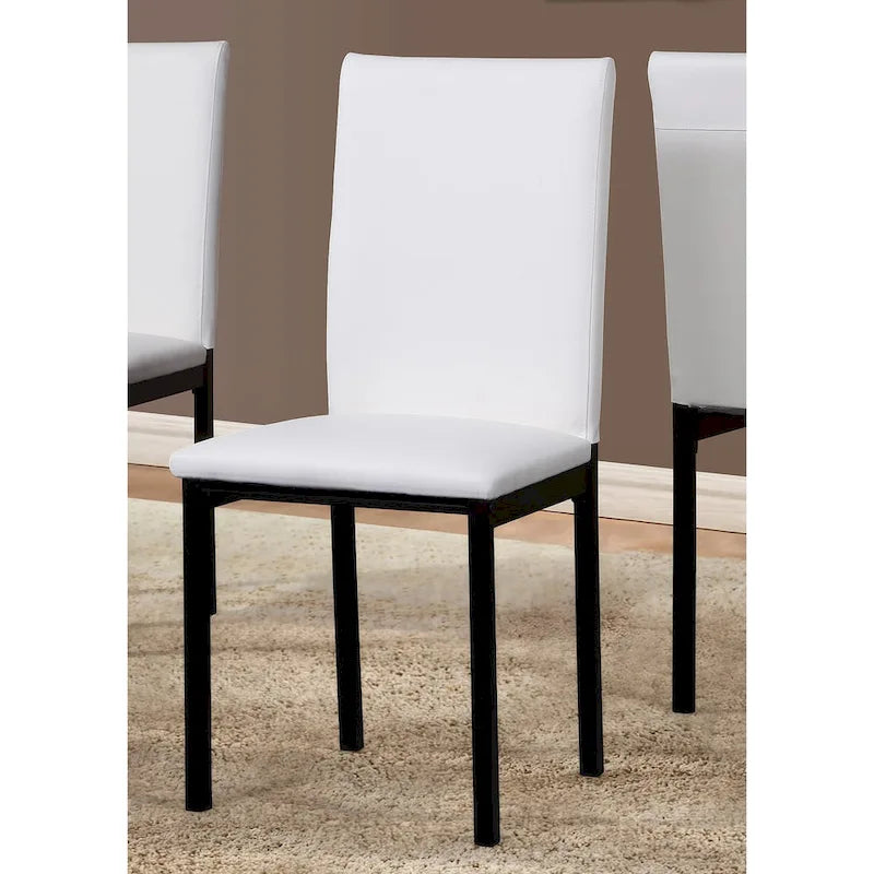 Ensemble de salle à manger 5 pièces en métal et faux marbre Roundhill Furniture Citico