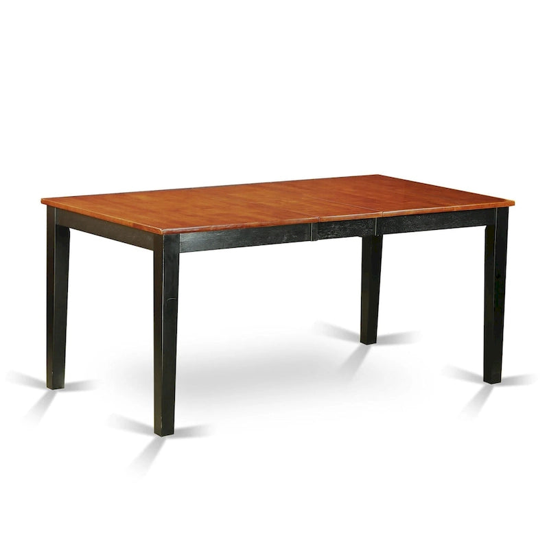 Ensemble de salle à manger East West Furniture comprenant une table de cuisine rectangulaire et des chaises de salle à manger avec un banc (options de couleur de finition)