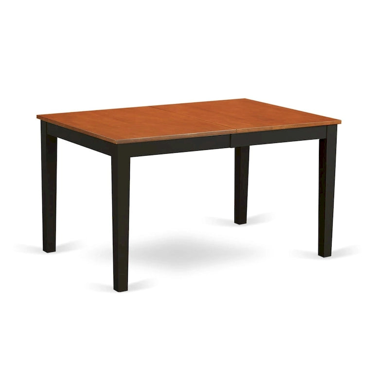 Ensemble de salle à manger East West Furniture comprenant une table de cuisine rectangulaire et des chaises de salle à manger avec un banc (options de couleur de finition)