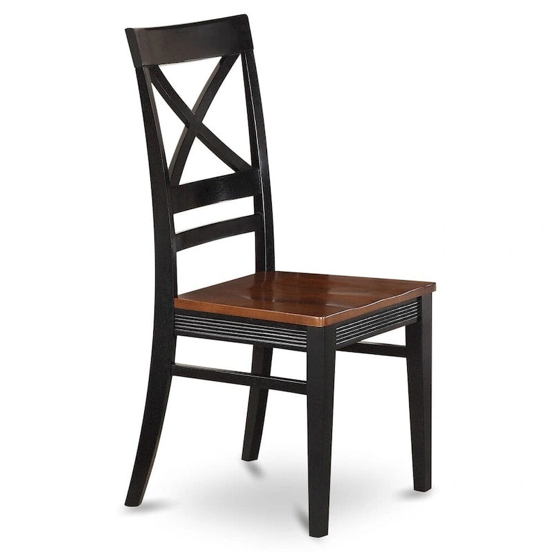 Ensemble de salle à manger East West Furniture comprenant une table de cuisine rectangulaire et des chaises de salle à manger avec un banc (options de couleur de finition)