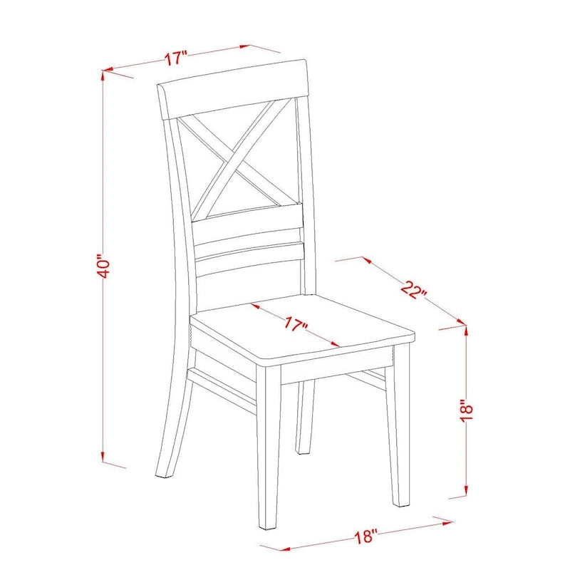 Ensemble de salle à manger East West Furniture comprenant une table de cuisine rectangulaire et des chaises de salle à manger avec un banc (options de couleur de finition)
