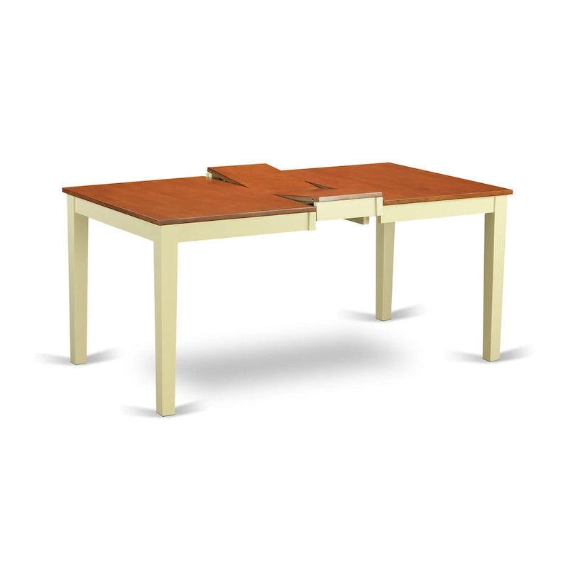 Ensemble de salle à manger East West Furniture comprenant une table de cuisine rectangulaire et des chaises de salle à manger avec un banc (options de couleur de finition)