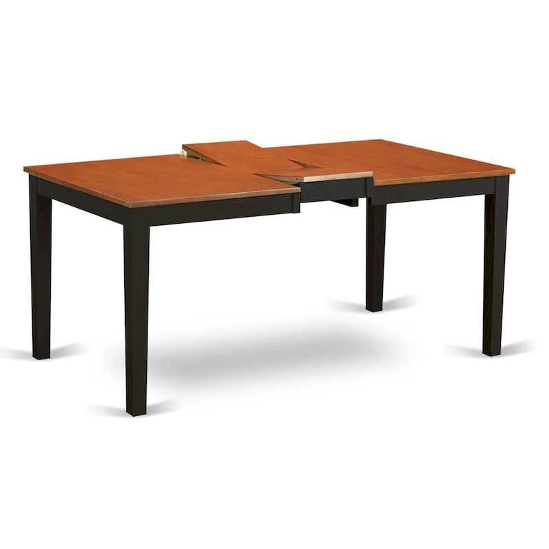 Ensemble de salle à manger East West Furniture composé d'une table à manger rectangulaire avec rallonge papillon et de chaises de salle à manger (options de pièces)