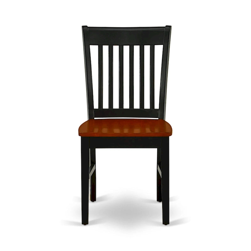 Ensemble de salle à manger East West Furniture composé d'une table à manger rectangulaire avec rallonge papillon et de chaises de salle à manger (options de pièces)