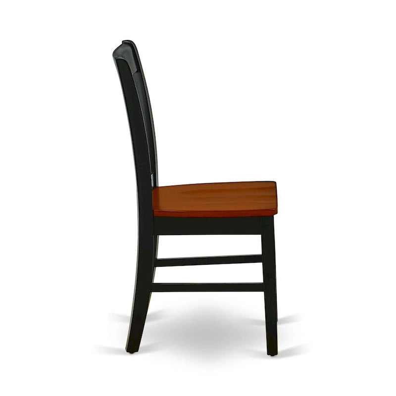 Ensemble de salle à manger East West Furniture composé d'une table à manger rectangulaire avec rallonge papillon et de chaises de salle à manger (options de pièces)