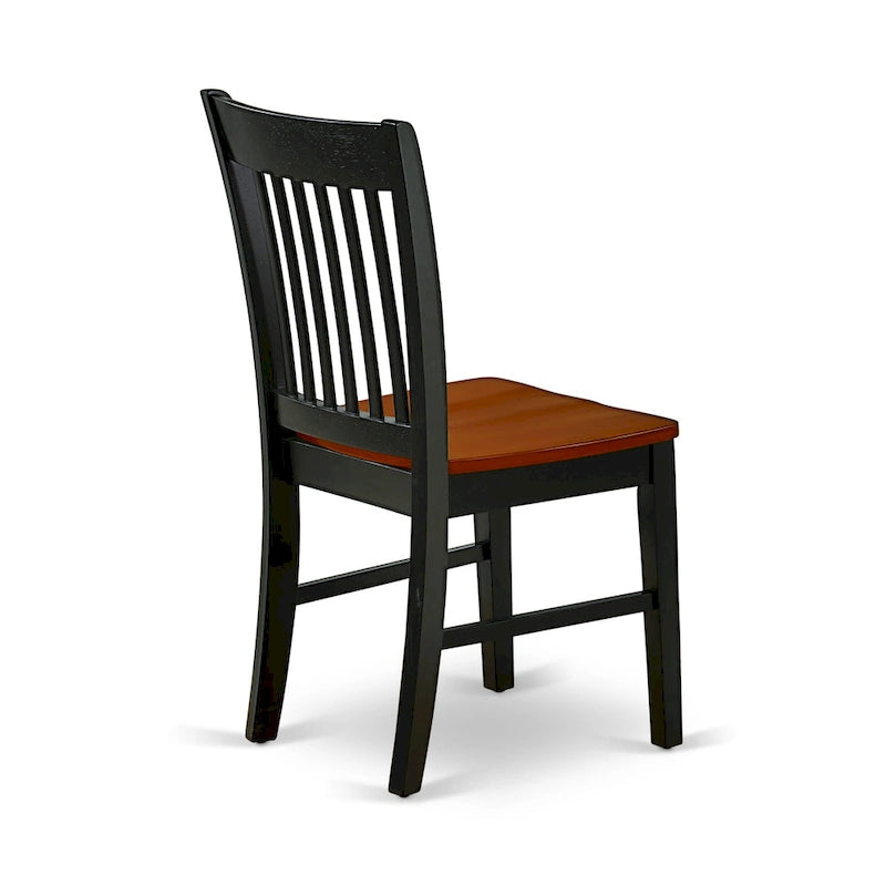 Ensemble de salle à manger East West Furniture composé d'une table à manger rectangulaire avec rallonge papillon et de chaises de salle à manger (options de pièces)