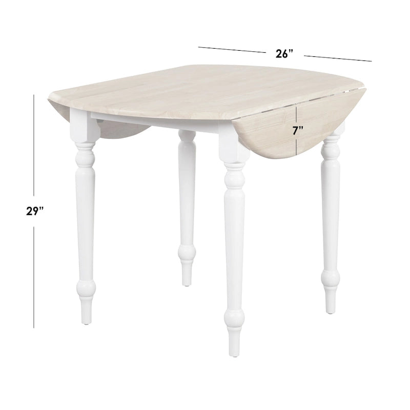 Ensemble de salle à manger 3 pièces Jessie Ladder Back Simple Living