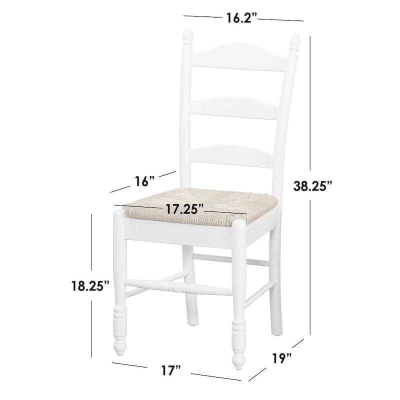 Ensemble de salle à manger 3 pièces Jessie Ladder Back Simple Living