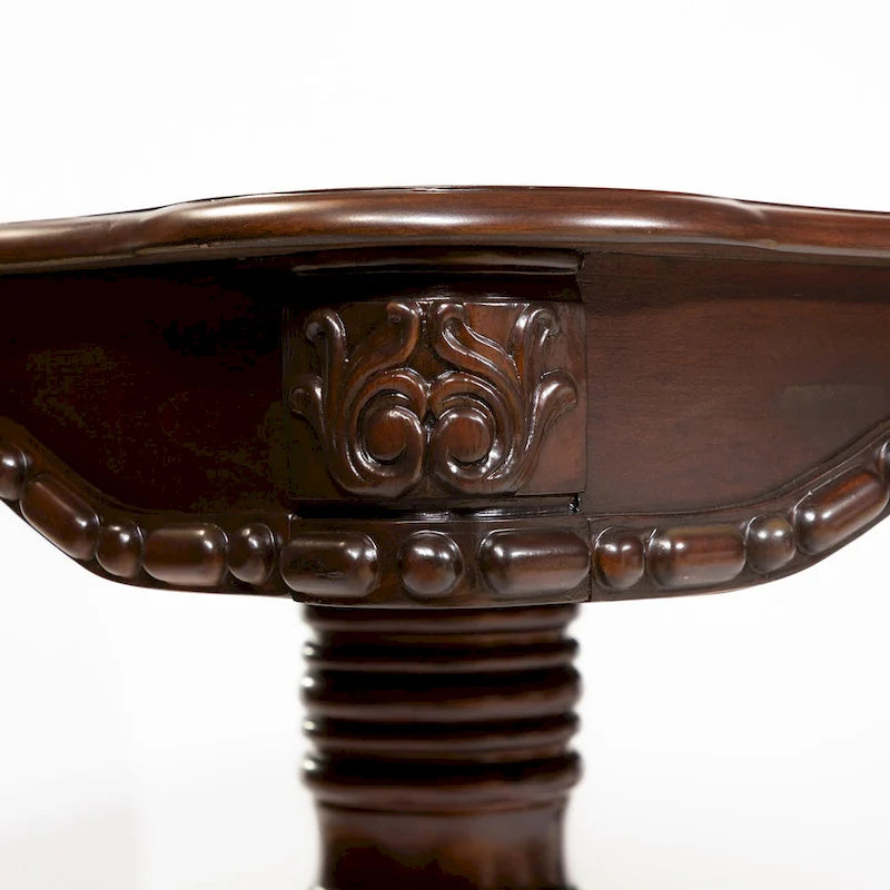 Ensemble de salle à manger Carpia 9 pièces en bois de cerisier marron traditionnel par Furniture of America