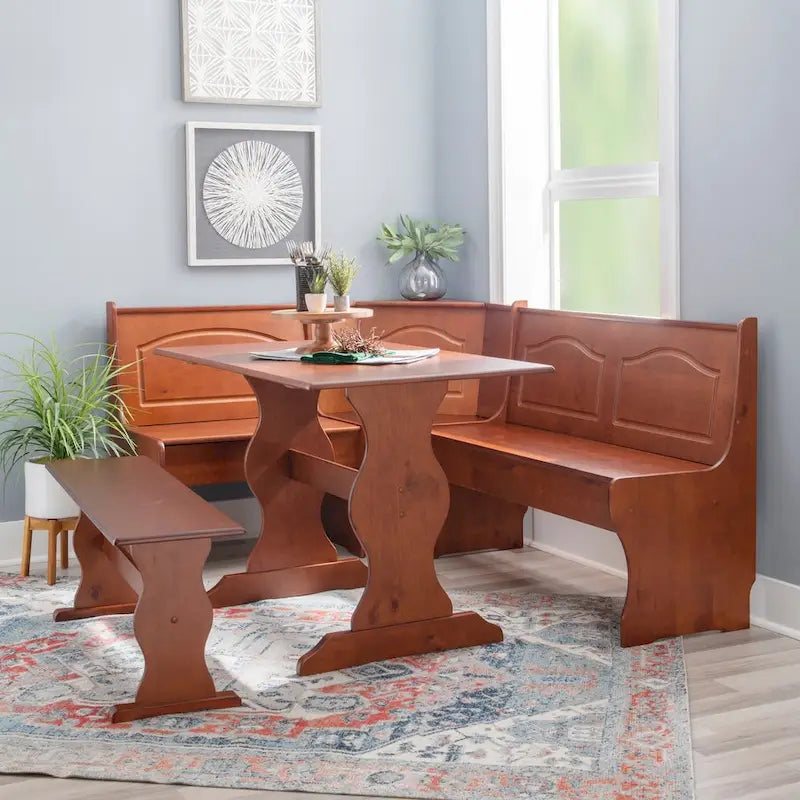 Ensemble de salle à manger 3 pièces Moens Walnut