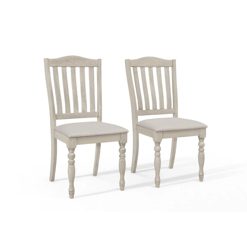 Ensemble de salle à manger bicolore élégant 7 pièces CraftPorch du milieu du siècle