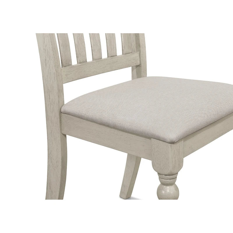 Ensemble de salle à manger bicolore élégant 7 pièces CraftPorch du milieu du siècle