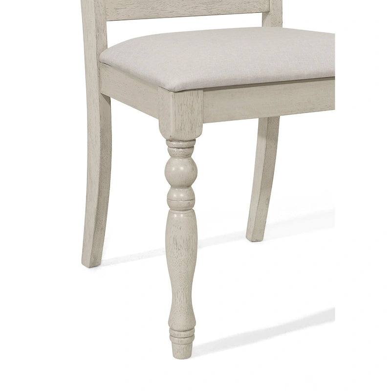Ensemble de salle à manger bicolore élégant 7 pièces CraftPorch du milieu du siècle