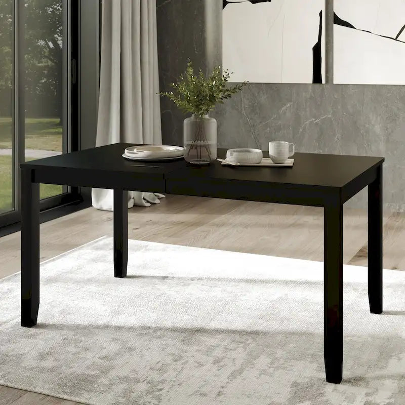 Ensemble de salle à manger 7 pièces en bois style campagnard CraftPorch
