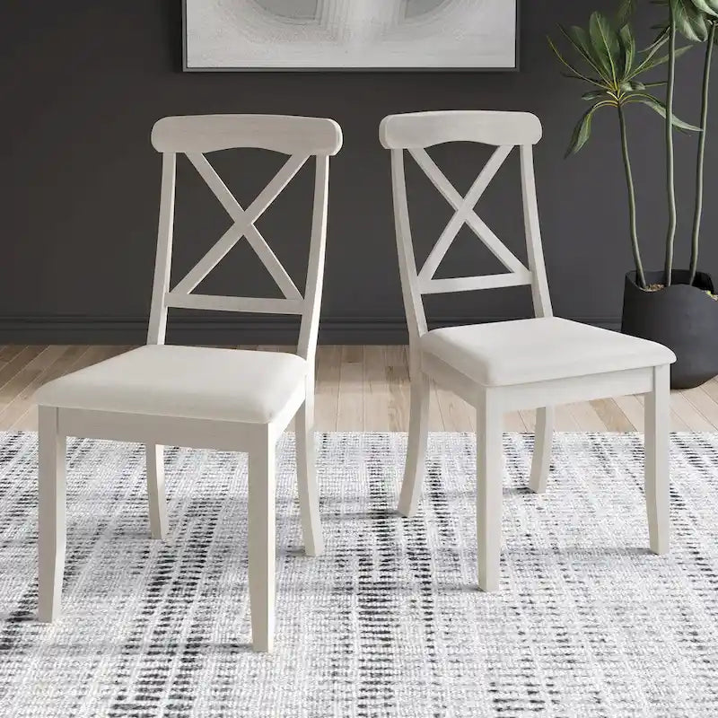 Ensemble de salle à manger 7 pièces en bois style campagnard CraftPorch
