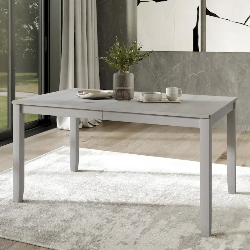 Ensemble de salle à manger 7 pièces en bois style campagnard CraftPorch