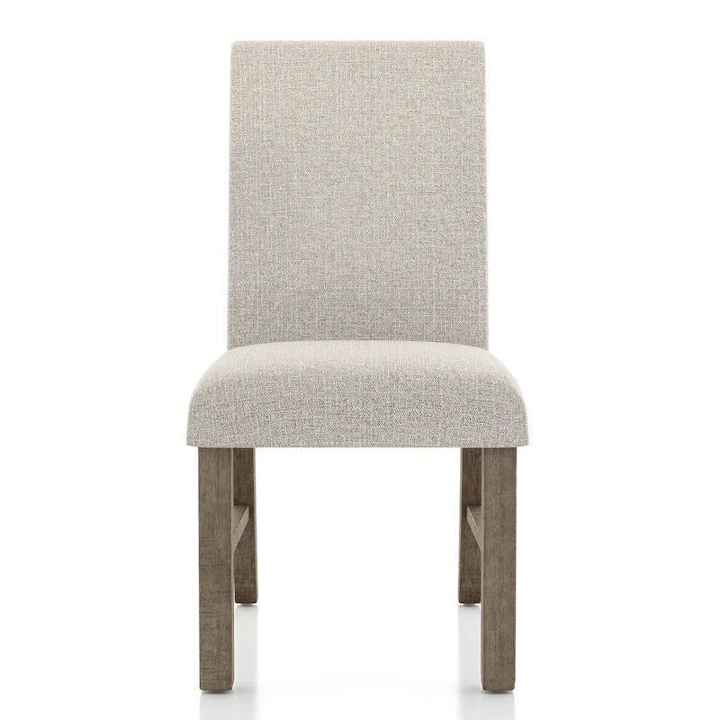 Ensemble de salle à manger 5 pièces en bois gris rustique Jusk par Furniture of America
