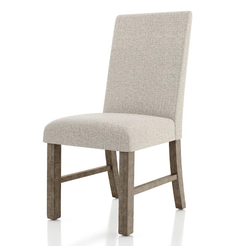Ensemble de salle à manger 5 pièces en bois gris rustique Jusk par Furniture of America